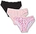 Calvin Klein Big Girls 3 Pack Assorted Bikinis, Pink, X-Large/16/18