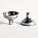 yueton Pack of 6 Stainless Steel Mini Funnel for Essential Oil Bottle, Flasks