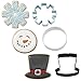 Wilton 3-Piece Christmas Snowman Metal Cookie Cutter Set