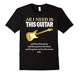 Mens All I Need Is This Guitar T-Shirt XL Black