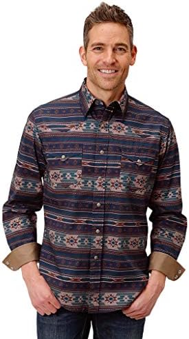 roper aztec button up