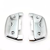 Chrome Skull Passenger Footboard Covers For Harley CVO Street Glide FLHXSE/ Ultra Limited FLHTK/ Heritage Softail FLST/ Wide Glide FXDWG