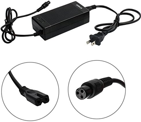 EVAPLUS 42V 1.5A Power Fast 3-Prong Inline Connector Power Adapter For Two Wheels Mini Smart Self Balancing Scooter Hover Board