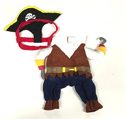 X-Small Fake Pirate Arms Costume for Small Dog by Midlee