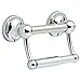 Delta Traditional (1-Pack) Toilet Paper Holder w/Assist Bar ADA Compliant Polished Chrome Bathroom Safety Handle | Wall Mount 300 lb Capacity Balance Bar, Handicap Grip DF704PC