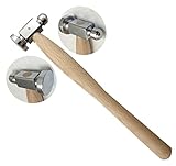 9-3/4 Inch Dome Head Chasing Hammer With 1 Inch