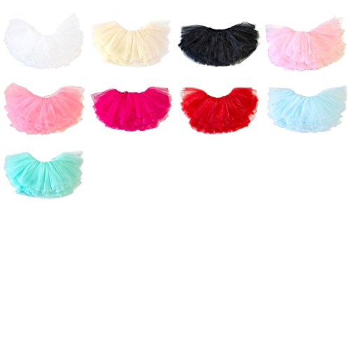 My Lello Baby Tutu Short Ballet Skirt 10-Layer (Newborn - 3mo.) Sorbet Pastel - Thumbnail 3