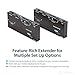 StarTech.com 500ft (150m) VGA KVM Extender - PS/2 & USB Host - KVM Console Over CAT5 Ethernet for Multiple Servers / Computers, TAA