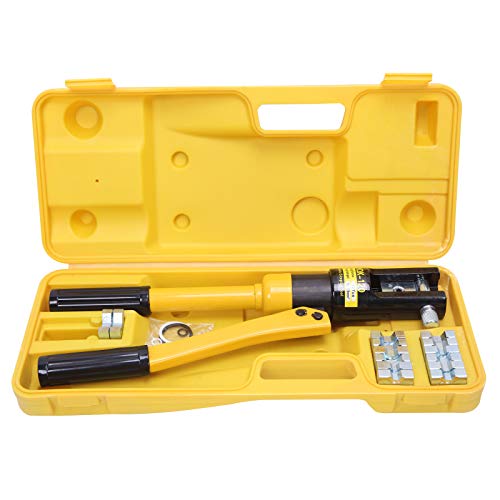TUFFIOM 12T Hydraulic Crimping Tool,Hydraulic Battery Lug Terminal