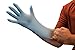 AMMEX Gloveworks Industrial Blue Nitrile Gloves, Box of 100, 5 mil, Size Medium, Latex Free, Powdered, Textured, Disposable, IN44100-BX
