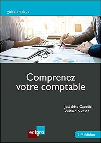 Comprenez Votre Comptable Guide Pratique French Edition Capodici J Niessen W Amazon Com Books