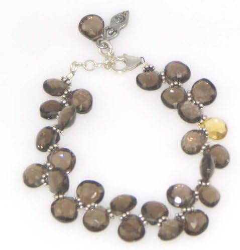 Faceted Smokey Quartz Bracelet