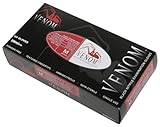 Case Of 1000 Venom PF Black Nitrile Exam Gloves - Medium.