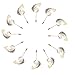 WeddingBobDIY 12Pieces/lot Groom Boutonniere Wedding Silk Rose(3.5cm) Flowers Accessories Prom Pin Man Suit Decoration White