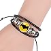 Marvel Supper Heroes Bracelet Captain America Batman Superman Leather Bracelet