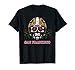 San Francisco Football Helmet Sugar Skull Day Of The Dead T-Shirt