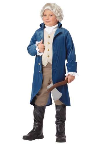 California Costumes George Washington/Thomas Jefferson/Alexander Hamilton and Colonial Child Costume, Medium