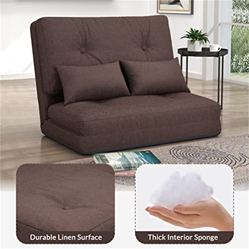 AWQM Folding Floor Sofa, Futon Sofa Bed Adjustable Lazy Sofa Multi