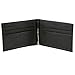 alpine swiss Men's Genuine Leather Spring Loaded Bifold Money Clip Wallet, Crosshatch Black, One Size