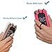 TFY Security Hand Strap with 360°Rotation Metal Ring Finger-Grip Holder & Stand for iPhone 17 Pro Max/Air / 17/16 / 15 Plus / 14 Pro / 13/12 / 11 / SE/Xs Max, Galaxy S24 / S23 / A55 and More