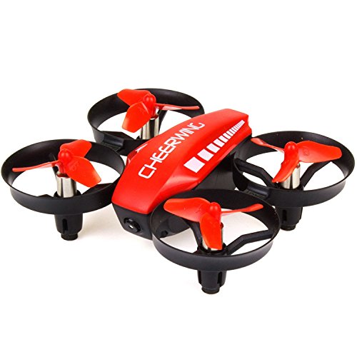 Cheerwing CW10 Mini Drone for Kids Wifi FPV Drone with Camera Remote Control Quadcopter with Altitude Hold and One Key Take-off / Landing Red