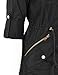 MBJ WJC643 Womens Pop of Color Parka Jacket M BLACK