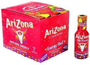Arizona E-Shot Xs 12/2 Oz Fruit Punch