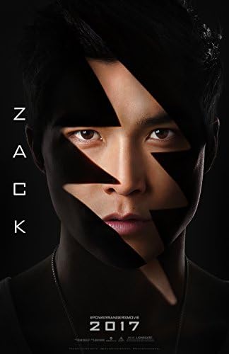 Power Rangers (2017) - Movie Poster (20" x 30") Matte Style (Thick) PWR07 / Ludi Lin , Zack (Black Ranger)