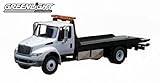 International DuraStar 4400 Flatbed (White) * Limited Edition Hobby Exclusive * 2013 Greenlight Collectibles 1:64 Scale Die-Cast Vehicle