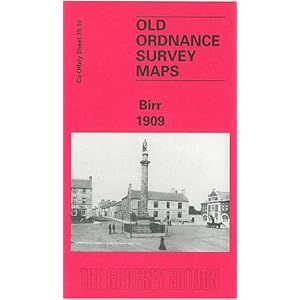 Birr 1909: Offaly Sheet 35.10 Landkaart – Gevouwen Kaart, 1 juni 1996
