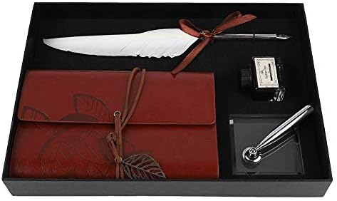 西欧風 02 100 品質保証 インク瓶 羽ペンセット ビューティー ギフト パソコン 周辺機器 B0fcb514 書道用品 ドラッグストア 羽ペン 激安超特価 新作製品 世界最高品質人気 正規品送料無料 フェザー ノートブックが付き 万年筆 Sudisskm