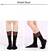 Casual Fashion Soft Socks For Men Women (Black-Red Green)