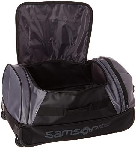 Samsonite Andante 2 Drop Bottom Wheeled Rolling Duffel Bag, Riverrock/Black, 22-Inch 5 Samsonite Andante 2 Drop Bottom Wheeled Rolling Duffel Bag, Riverrock/Black, 22-Inch