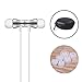 In-Ear Earbuds Earphones Headphones, Acode 3.5mm Metal Housing Magnetic Best Wired Bass Stereo Headset Built-in Mic/Hands-free/Volume Control+Carrying Case+3 Pairs EarBuds (S/M/L) (Silver)