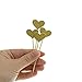 VERSAINSECT Cupcake Toppers Twinkle Gold Snacks Decor DIY Mini Glitter Birthday Cake Decoration Picks Wedding Bridal Baby Shower Party Suplliers