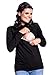 Zeta Ville - Womens breastfeeding top sweatshirt hoodie - nursing panel - 272c