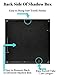 Tasse Verre 8x8 Black Display Shadow Box (2-Pack) Frame w/Linen Background and 16 Stick Pins - Ready to Hang Shadowbox Picture Frame - Box Display Baby Memorabilia Wedding