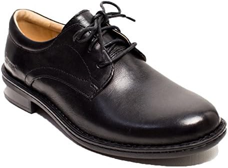 Cosycost Men's Oxfords Dress Formal Shoes, Handmade Stitching Genuine Leather Lace up Business Work Shoes