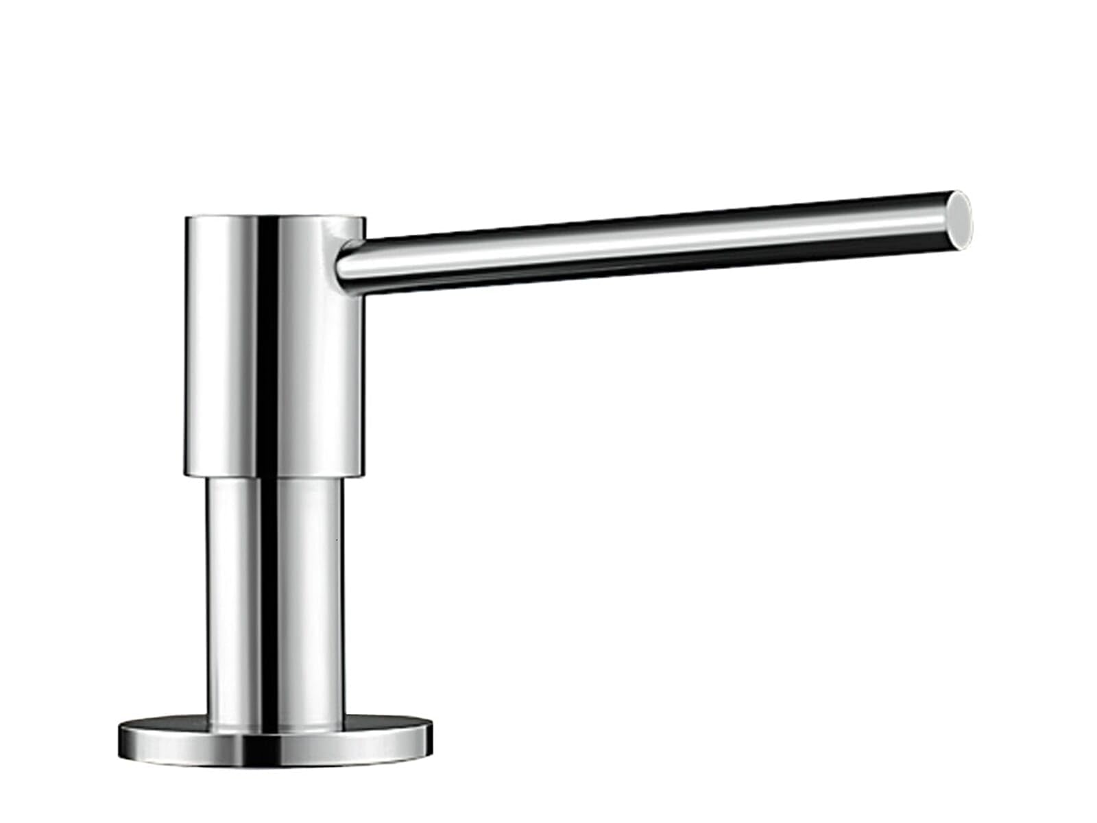 BLANCO PIONA soap Dispenser in Chrome | Suitable for All BLANCO Kitchen Mixer taps | Convenient top Filling | Washing-up Liquid/soap Dispenser | 35 mm Hole Required | Bottle Capacity 300 ml