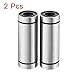 Sourcingmap a17052300ux0086 2pcs LM10LUU 10x19x55mm Double Side Rubber Gasket Linear Motorcycle Ball Bearing