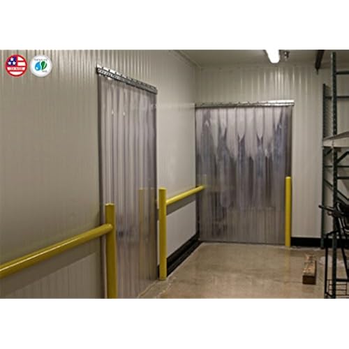 Strip Curtain Direct Sc0000001 150 Roll 8 Wide Ribbed Pvc