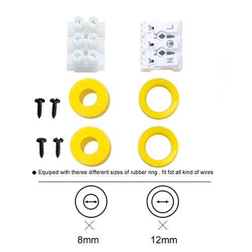 Abzweigdose IP68 wasserdicht Kabelverbinder Verbindungsdose Erdkabel Schwarz Elektrischer Außenverteilerdose für… – Bild 4