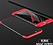 iPhone 7 Case, AICase 3 in 1 Ultra Thin and Slim Hard PC Case Anti-Scratches Premium Slim 360 Degree Full Body Protective Cover for Apple iPhone 7 (4.7'') 2016 Release (Black+Red)