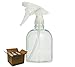 Bar5F Empty Clear Spray Bottle 16 oz. Adjustable Head Sprayer from Fine to Stream (Pack of 6)
