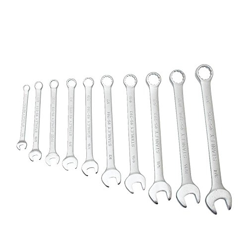 Stanley STMT74865 SAE Combination Wrench Set, 10 Piece