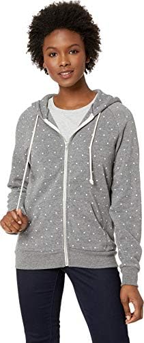 Alternative Women's Adrian Fleece Zip Front Hoodie Sweatshirt