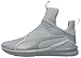 PUMA Women's Fierce Quilted Cross-Trainer Shoe, Quarry/Puma Silver, 10 M US