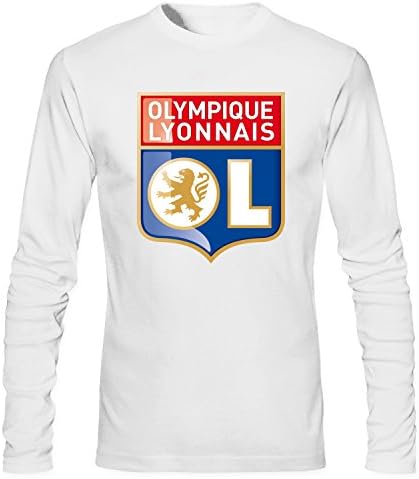 WTOO Men's Olympique Lyonnais Long Sleeve T Shirt