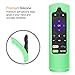 Fintie Remote Case for Roku Express 3930 (2019)/3900, Premiere+ 3921 (2019)/Premiere 3920, Streaming Stick+ 3810/Stick 3800 Remote, CaseBot (Honey Comb) Shockproof Silicone Cover, Green Glow
