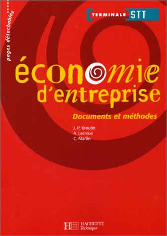 Économie d'entreprise, terminale STT